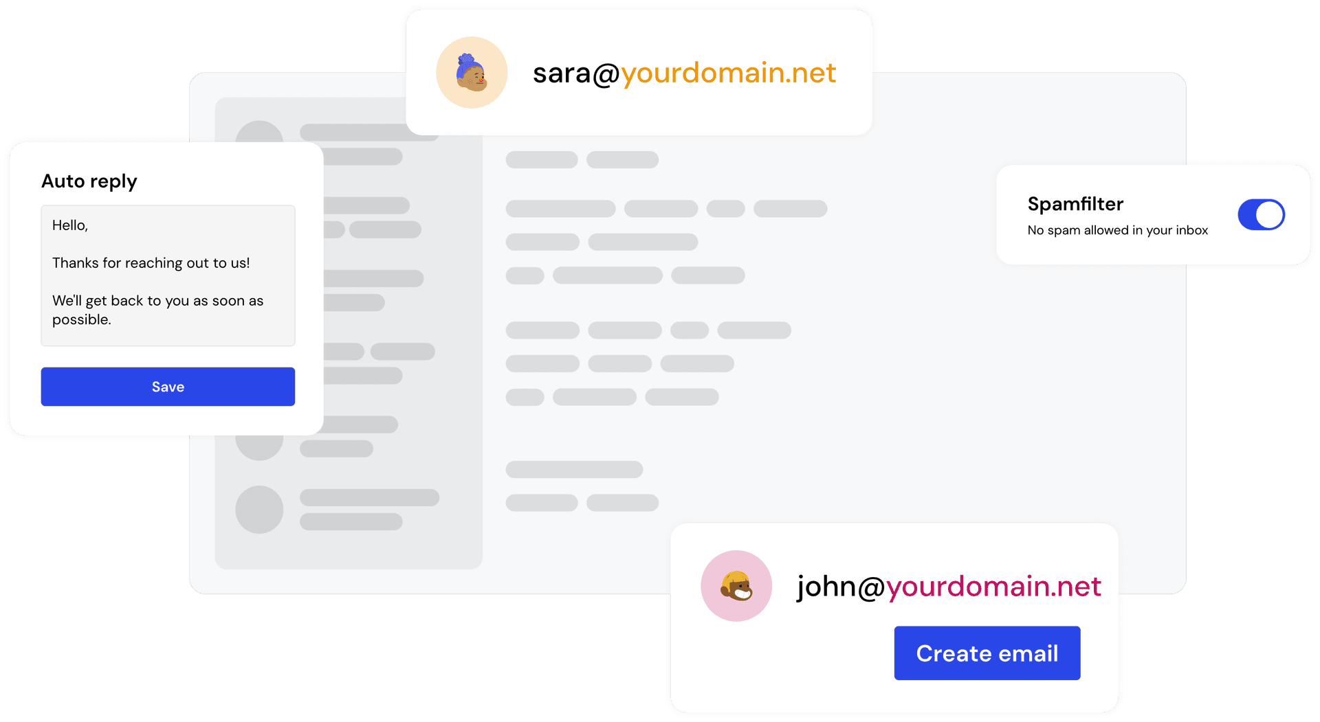 A webmail that really works, for all your communication