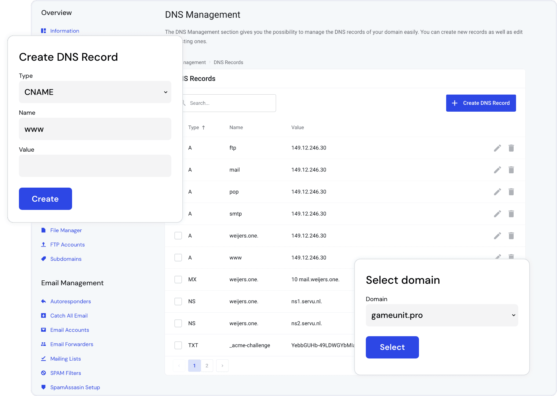 Dedix screenshots